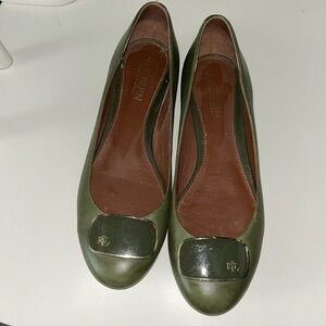 Ralph Lauren leather flats